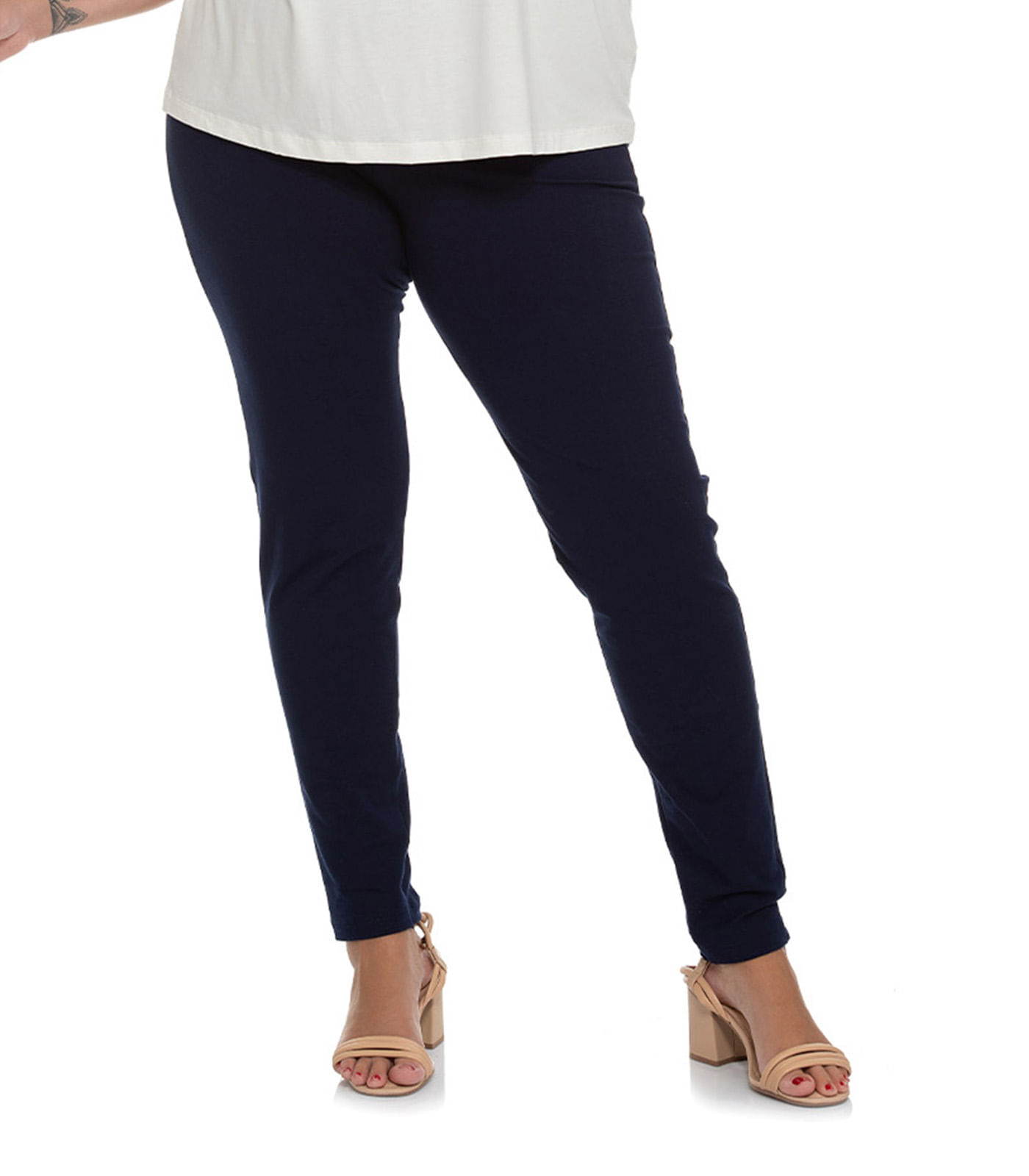 Calça Plus Size Reta Viscose - Lojas Maxshop