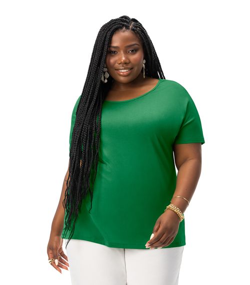 Blusa Feminina Plus Size Secret Glam Verde