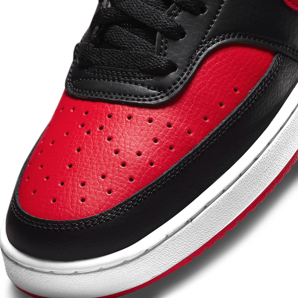 Tenis nike cano alto preto best sale e vermelho