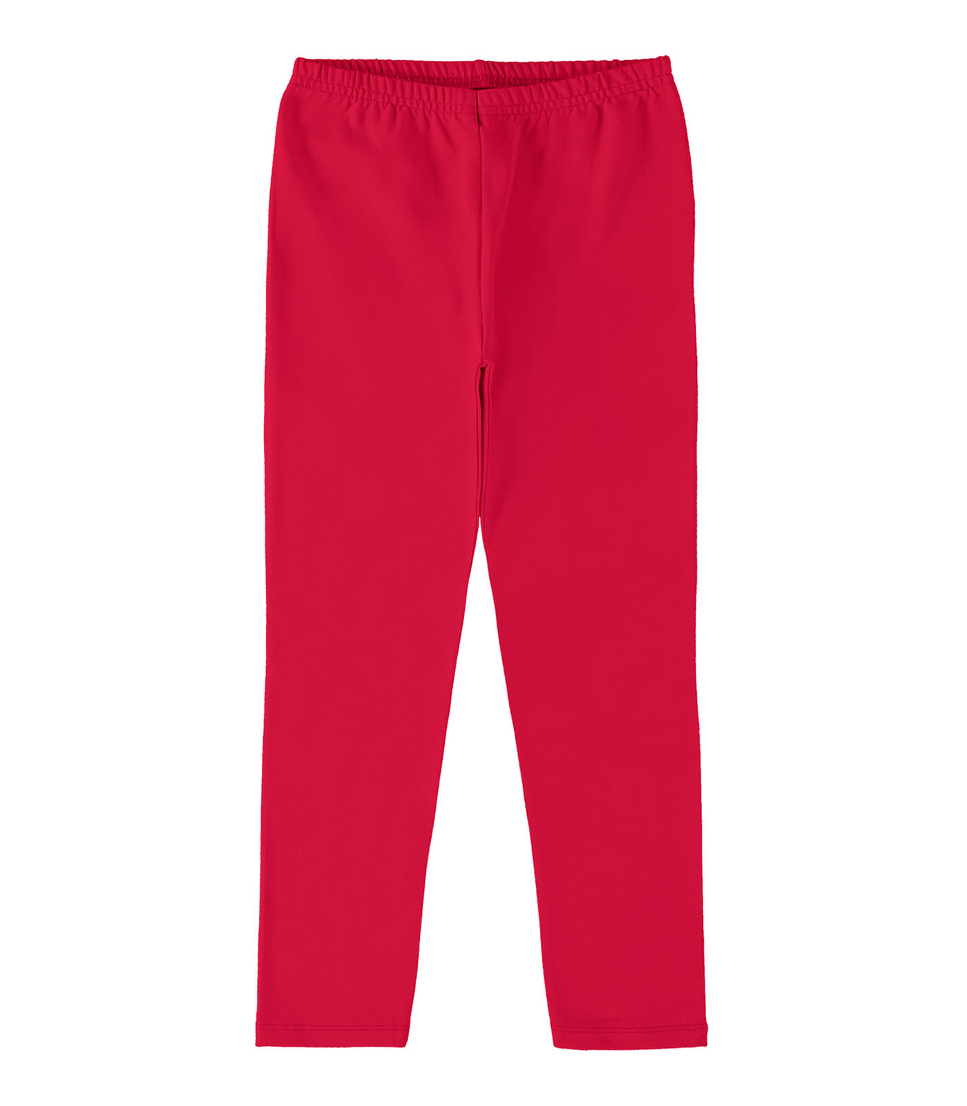 Calça Legging Infantil Feminina Boca Grande Vermelha - Otoni Store