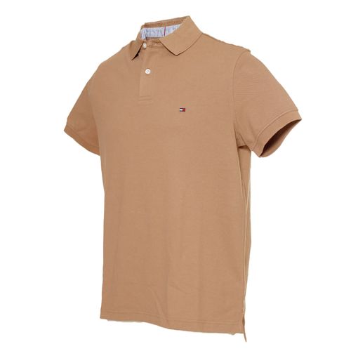 Camisa Polo Tommy Hilfiger Classic Version Marrom Masculino