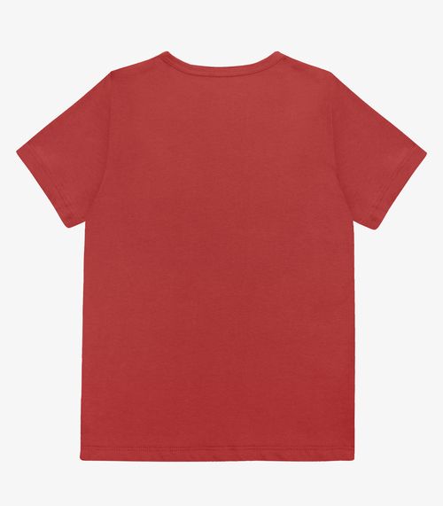 Camiseta Infantil Masculina Estampada Infinita Cor Marrom