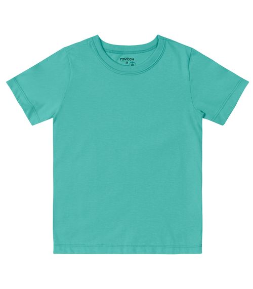 Camiseta Infantil Masculina Básica Rovitex Kids Verde