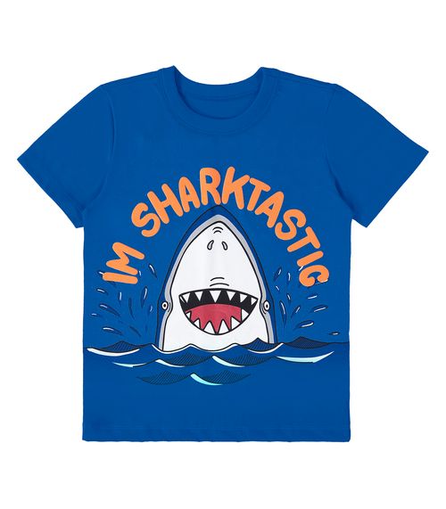 Camiseta Infantil Masculina Shark Rovi Kids Azul