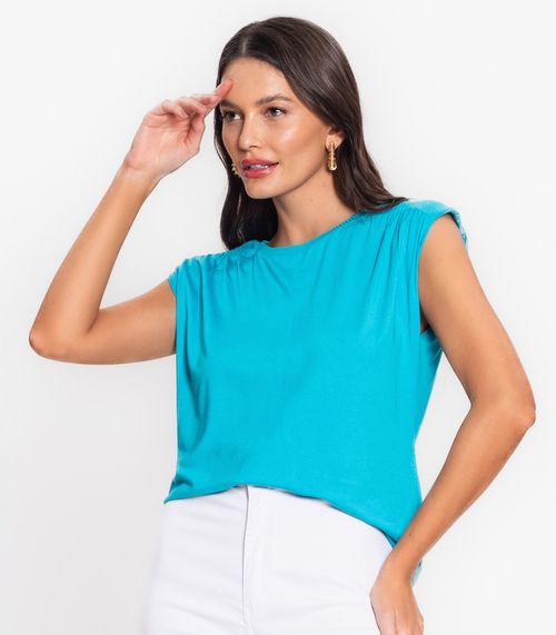 Blusa Feminina Viscotorcion Endless Verde