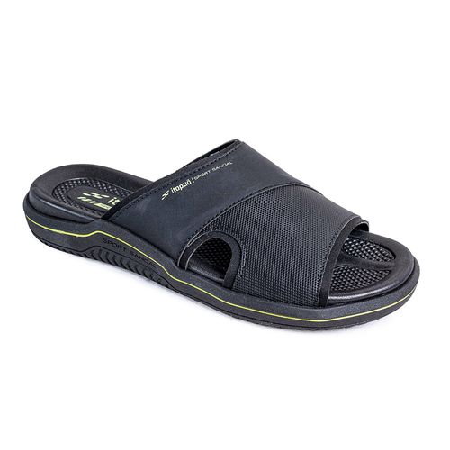Chinelo Slide Itapuã Preto e Verde Masculino