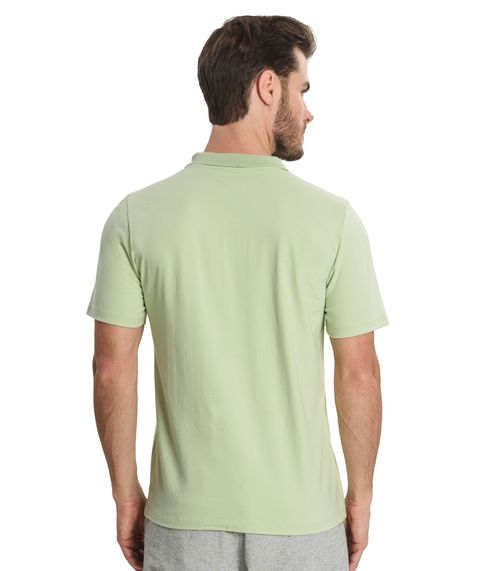 Camisa Masculina Polo Básica Rovitex Verde