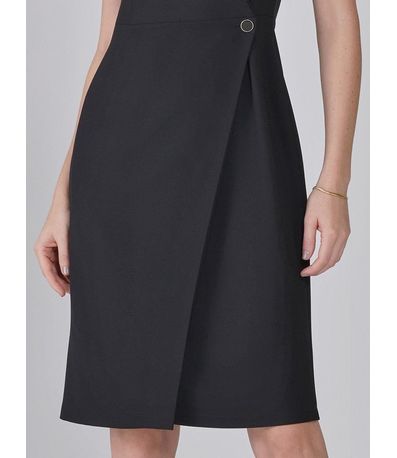 Vestido Blazer Transpassado Preto Lorrana