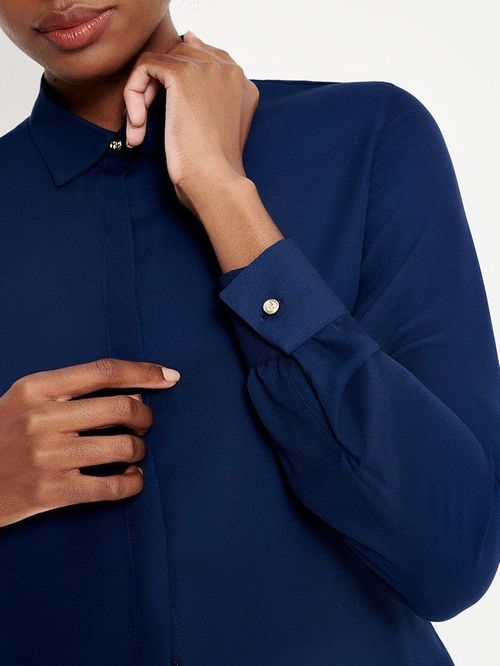 Camisa com Botão Dourado Blair
