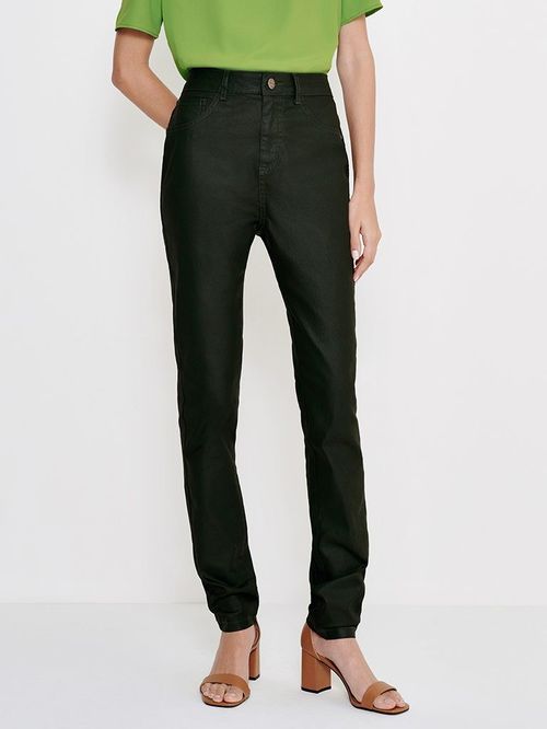 Calça Resinada Verde Principessa Alessa