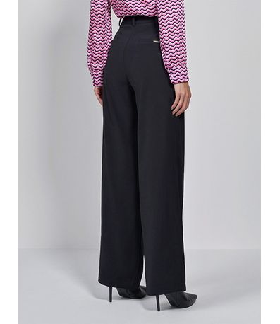 Calça Pantalona Preta de Alfaiataria Timotea