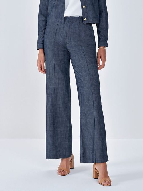 Calça Pantalona Jeans Octavia