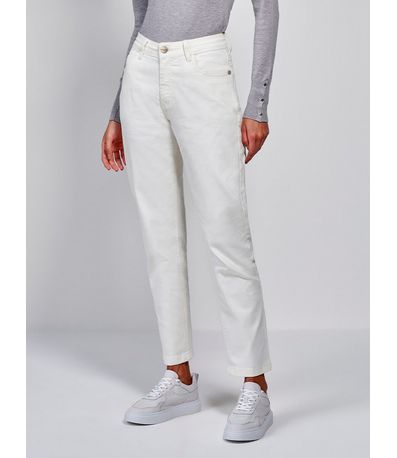 Calça Jeans Off White Reta Sol