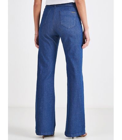 Calça Jeans Flare com Cinto Eudora