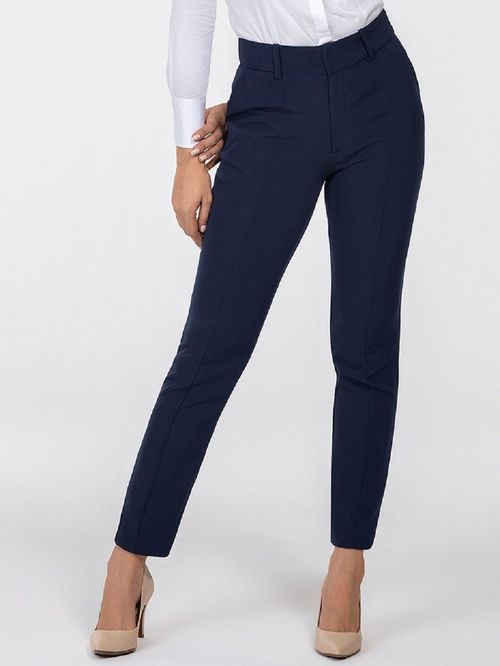 Calça Feminina de Alfaiataria Marinho Josilene