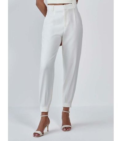 Calça de Alfaiataria Cenoura Off White Chanel