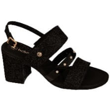 Sandália Salto Bebece Preto Feminino