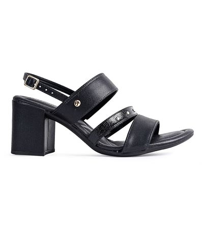 Sandália Salto Bebece Preto Feminino