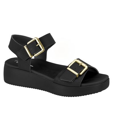 Sandália Plataforma Modare Preto Feminino