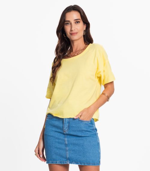 Blusa Infinita Cor Meia Malha Verde