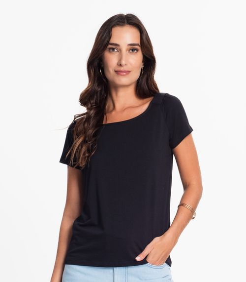 Blusa Viscose Infinita Cor Preto