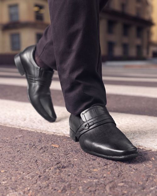 Sapato Social Pegada Elegance Preto Masculino