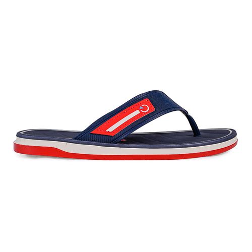 Chinelo de Dedo Cartago Bege, Azul e Vermelho Masculino