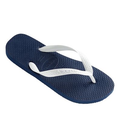 Chinelo Dedo Havaianas Color Mix Marinho e Branco Masculino