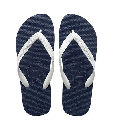 Chinelo Dedo Havaianas Color Mix Marinho e Branco Masculino