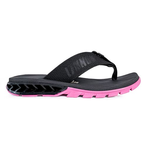 Chinelo Dedo Kenner Rakka Ampass L7 Preto e Pink Masculino