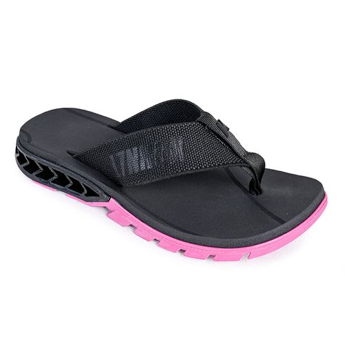 Chinelo Dedo Kenner Rakka Ampass L7 Preto e Pink Masculino