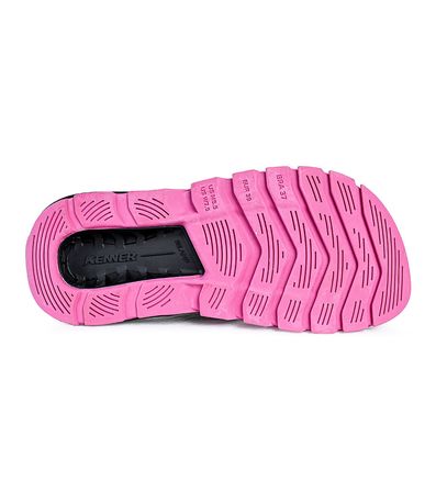 Chinelo Dedo Kenner Rakka Ampass L7 Preto e Pink Masculino
