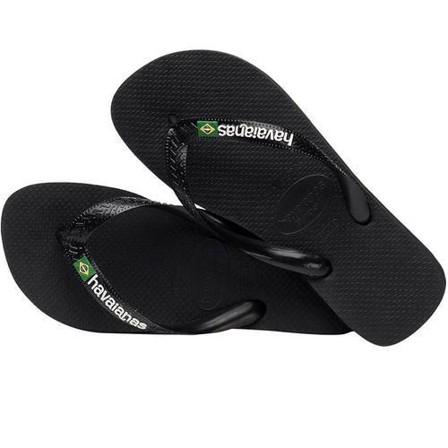 Chinelo Havaianas Brasil 2024 Preto Masculino