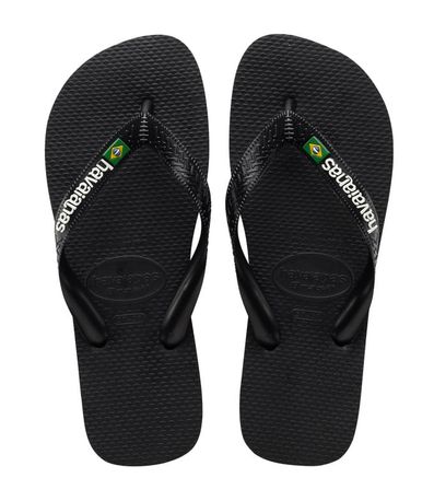 Chinelo Havaianas Brasil 2024 Preto Masculino