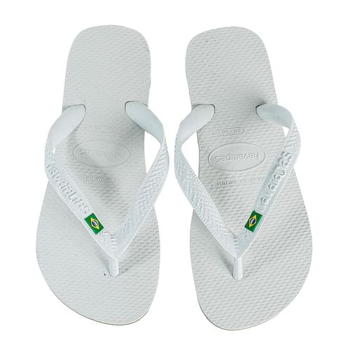 Chinelo Havaianas Brasil Branco Masculino