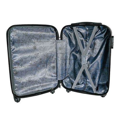 Mala de Bordo Seanite Austin Prata 20" Pequena