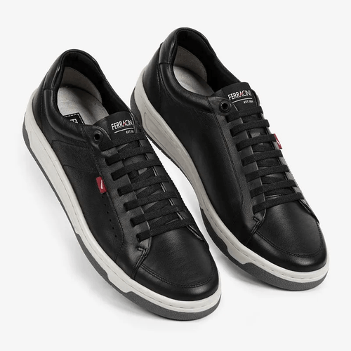 Sapatênis Casual Ferracini Vox Preto Masculino