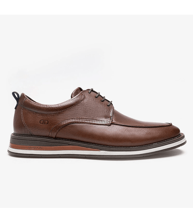 Sapato Casual Democrata Type Conhaque Masculino