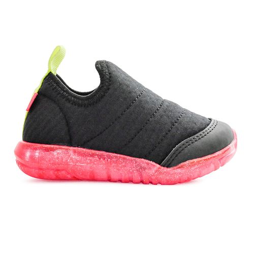 Tênis com Led Kidy Infantil Preto e Rosa Feminino