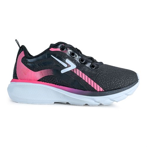 Tênis Esportivo Box 200 Preto e Pink Feminino