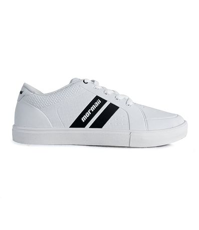 Tênis Mormaii Urban Stripe Branco e Preto Masculino