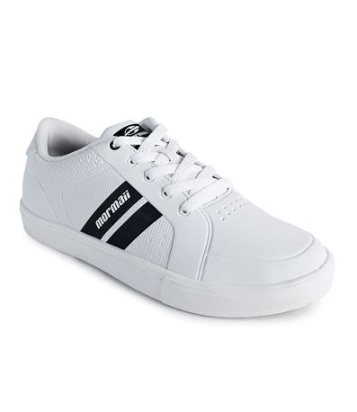 Tênis Mormaii Urban Stripe Branco e Preto Masculino