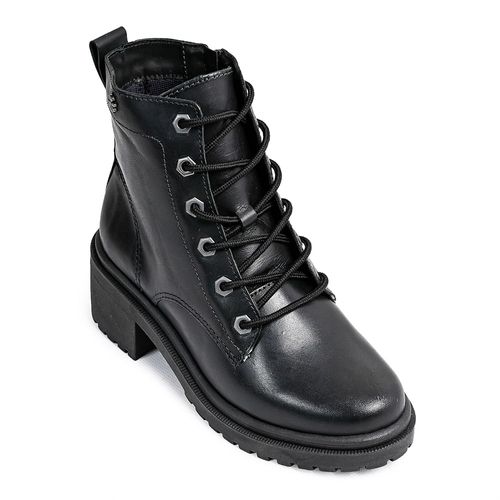 Bota Coturno New Face Preto Feminina