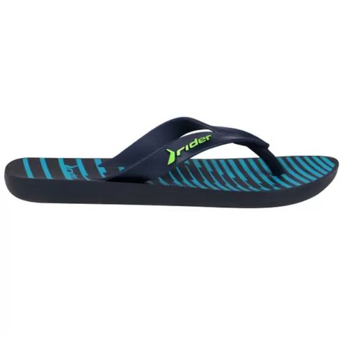 Chinelo Dedo Rider Feel Urban Azul e Verde Juvenil Masculino