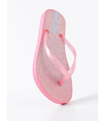 Chinelo Dedo Ipanema Rosa Glitter Juvenil Feminino