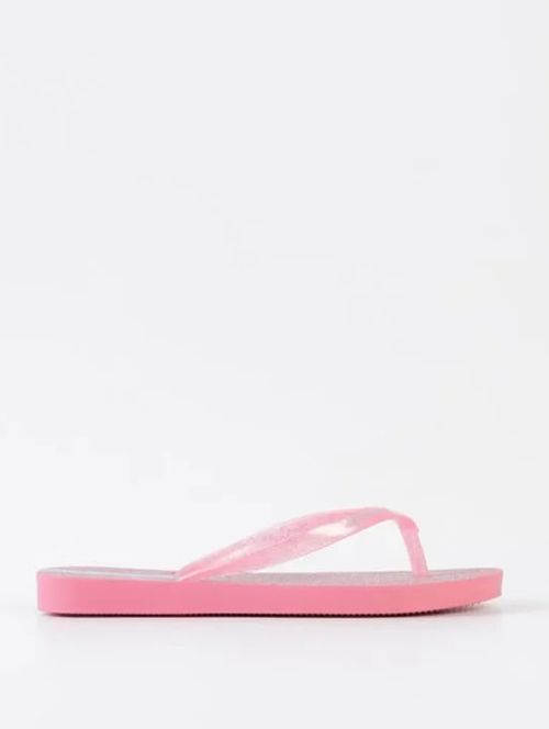 Chinelo Dedo Ipanema Rosa Glitter Juvenil Feminino