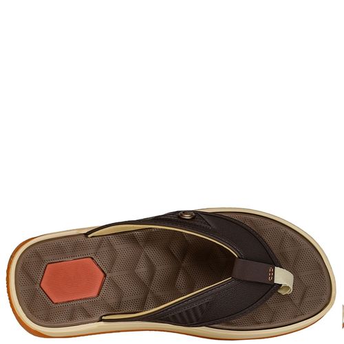 Chinelo Dedo Cartago Napoles Bege e Marrom Masculino