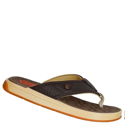 Chinelo Dedo Cartago Napoles Bege e Marrom Masculino