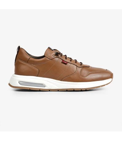 Sapatênis Casual Ferracini Marrom Claro Masculino