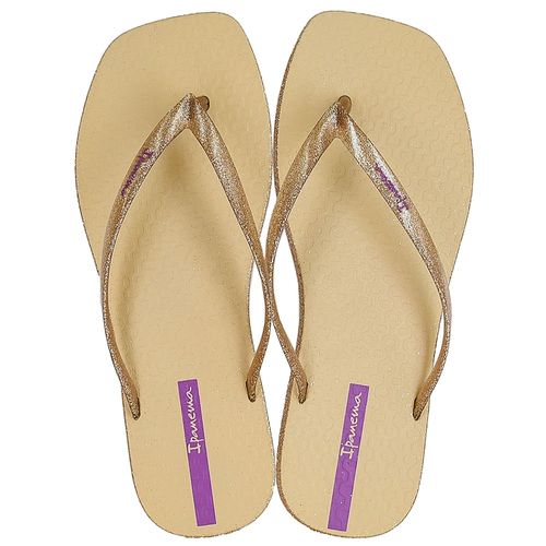 Chinelo Dedo Ipanema Edge Maxi Glow Bege Feminino